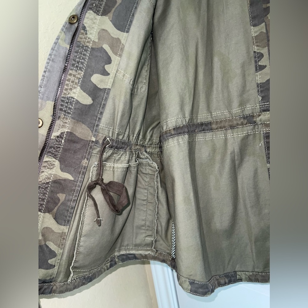 New✨Anthropologie Marrakech Camouflage Anorak Camo Jacket - Picture 6 of 11